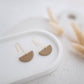 Clay Earrings | Semi Circle Drops | All Things Neutral Collection