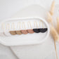 Clay Earrings | Semi Circle Drops | All Things Neutral Collection