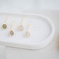 Clay Earrings | Dainty Circle Longline Dangles | Wild Love Collection