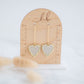 Clay Earrings | Longline Heart Dangles | Wild Love Collection