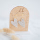 Clay Earrings | Heart Hoops | Wild Love Collection