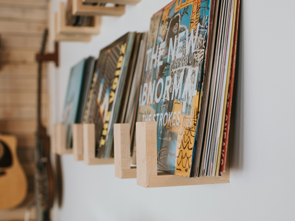 Flip Record Display Shelf - The Leafy Branch