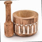 Mango Wood Mortar Pestle - The Leafy Branch