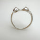 Breastful Bling, Silver boob ring, breast cancer awareness ring, Titty Trinket, Mammary Magic ring.