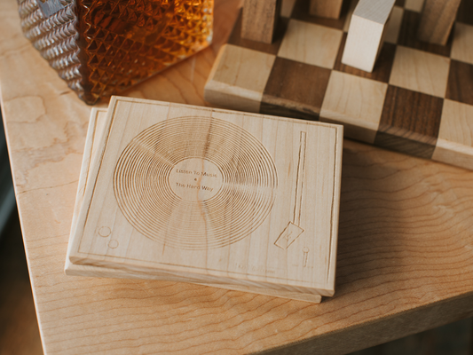 Turntable Coasters - The Leafy Branch