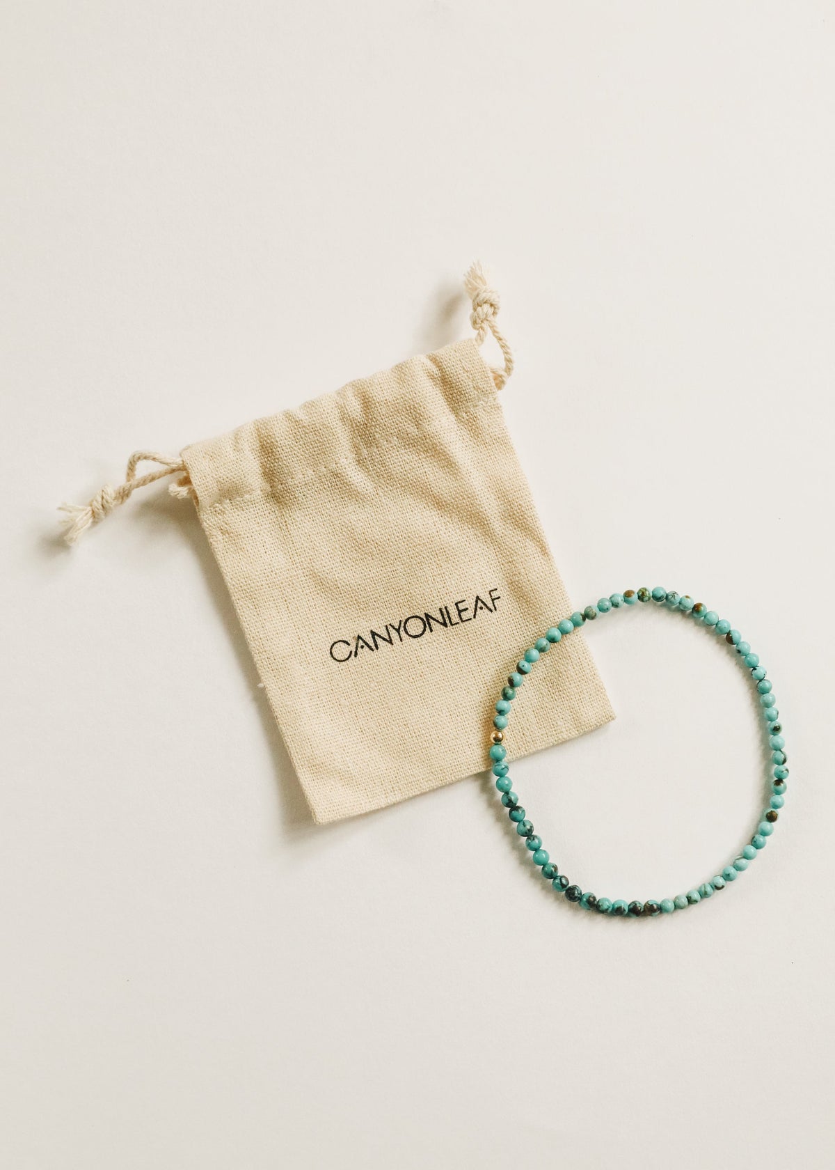 Natural Turquoise + 14k Gold Filled || Adult Anklet