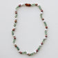 Fluorite + Moonstone + Rhodonite || Natural Gemstone Necklace