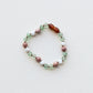 Fluorite + Moonstone + Rhodonite || Natural Gemstone Necklace