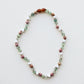 Fluorite + Moonstone + Rhodonite || Natural Gemstone Necklace