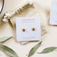 18K Gold Vermeil + Baltic Sea Amber || Sunshine Earrings 