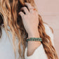Turquoise Jasper :14k Gold Filled Sun + Moon || Adult Bracelets
