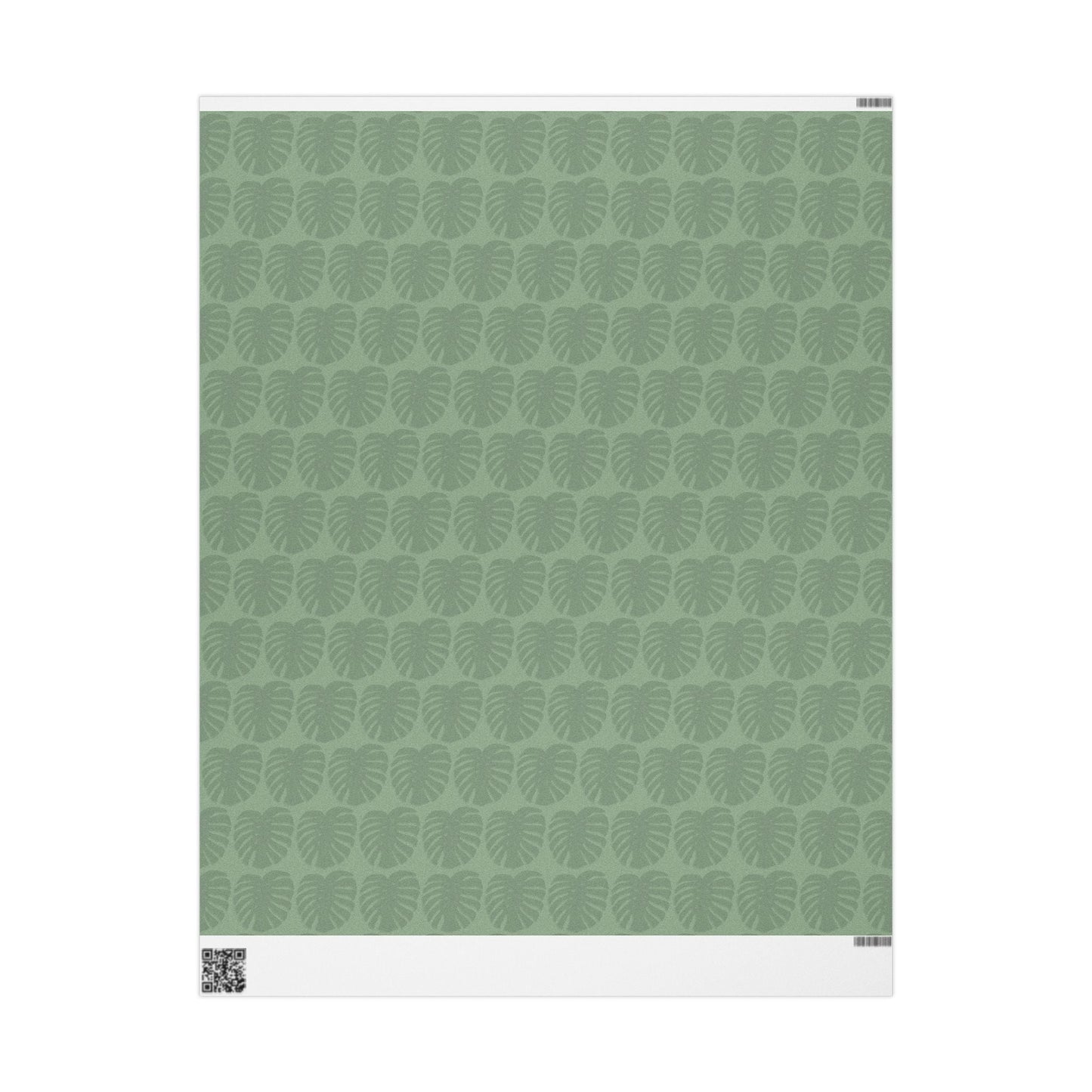 Monstera Leaf Green Wrapping Paper – Botanical Gift Wrap Roll