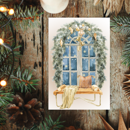 Cozy Holiday Greeting Card