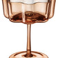 Mayra Flower Wave Coupe Cocktail Glasses