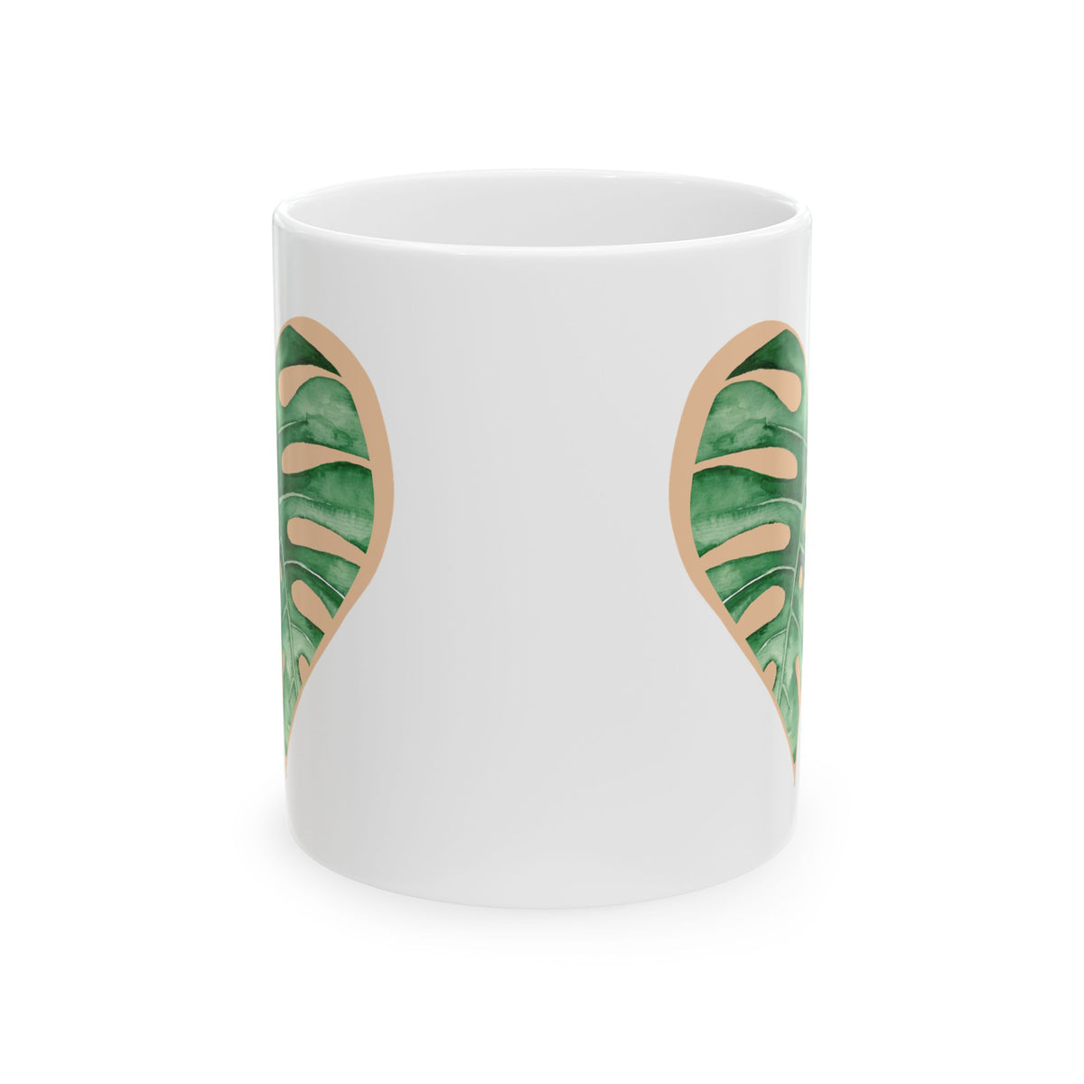 Monstera Heart Mug