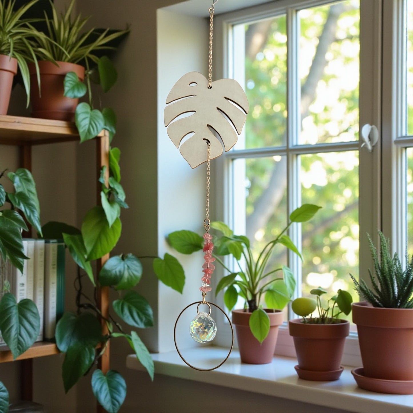 Monstera Suncatcher