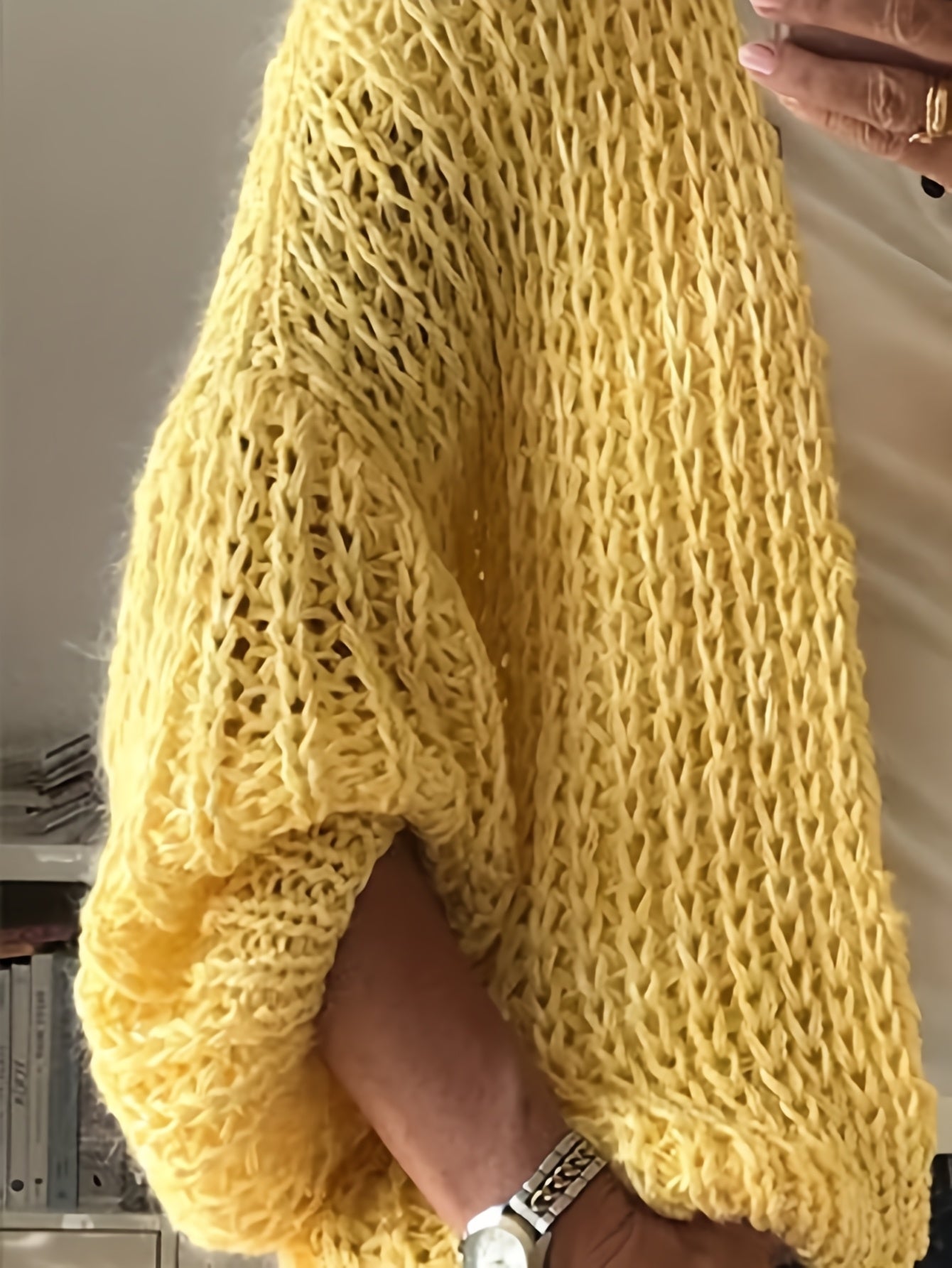 Lola Knit Lantern Sleeve Cardigan