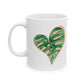 Monstera Heart Mug