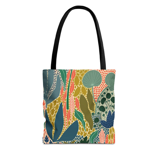 ABSTRACT PLANTS TOTE