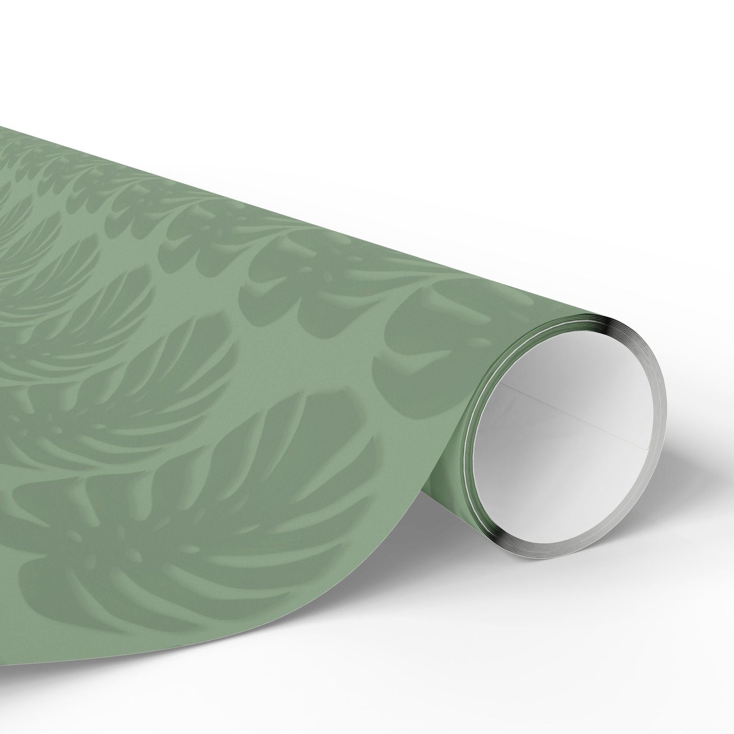 Monstera Leaf Green Wrapping Paper – Botanical Gift Wrap Roll