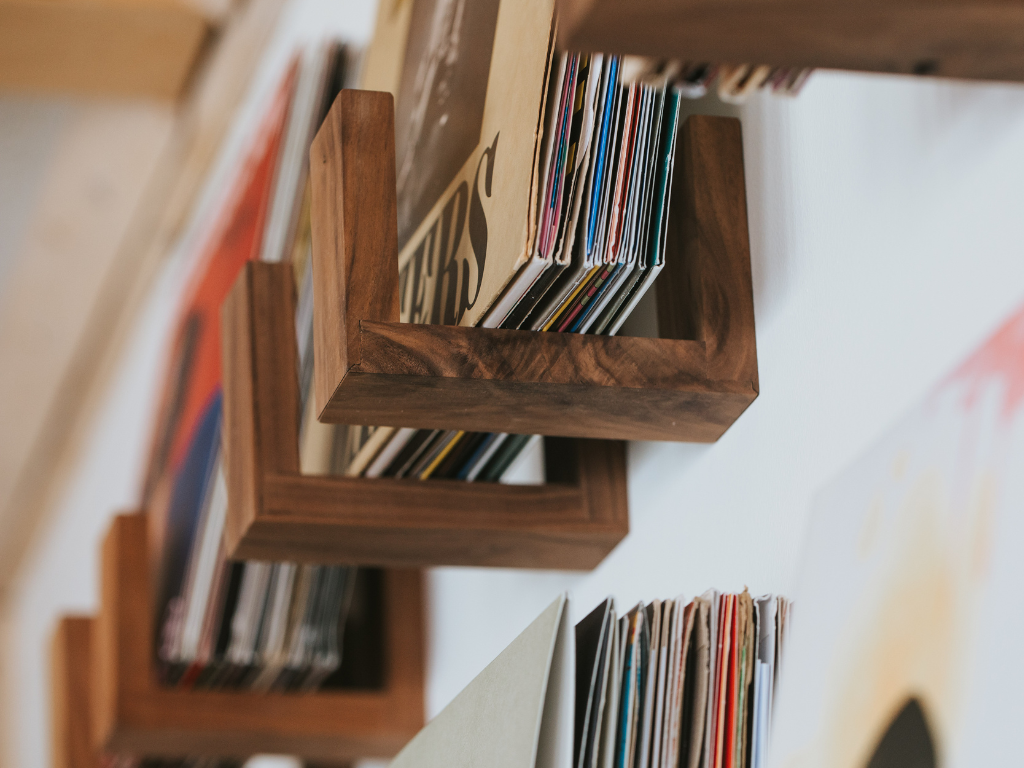 Flip Record Display Shelf - The Leafy Branch
