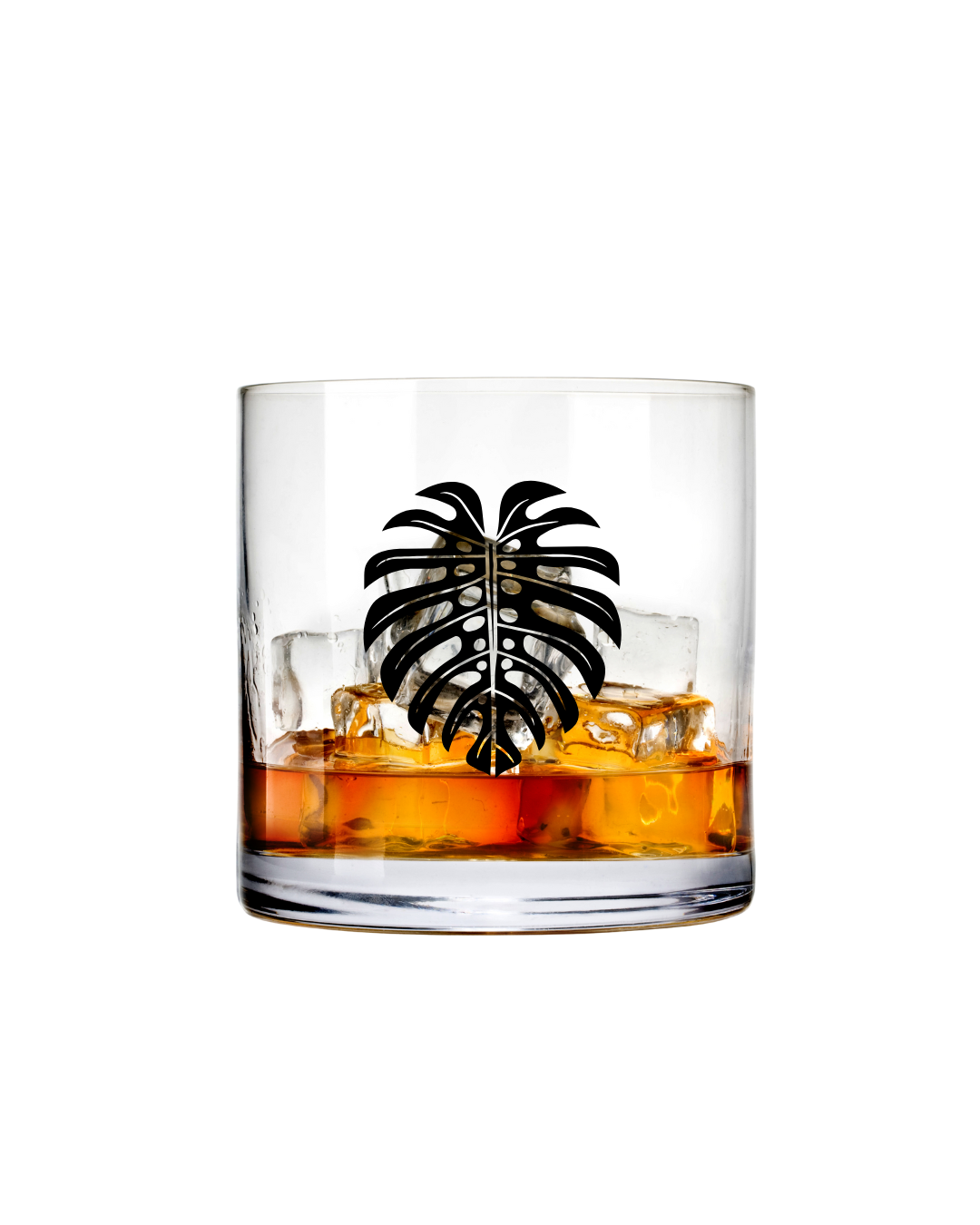 Monstera Whiskey Glass Set
