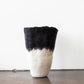 Eclipse Black & White Wool Floor Vase - The Leafy Branch