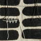 Flexibility Bogolan Wall Totem in Black with White Lines - The Leafy Branch