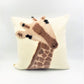 Animal Jungle Giraffe Wool Throw Pillow - The Leafy Branch