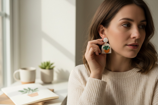 Birkin Polymer Clay Earrings