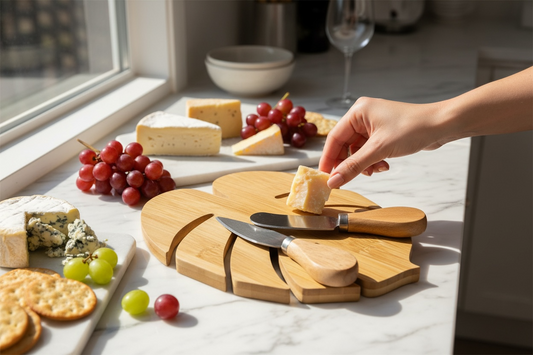 Monstera Charcuterie Board Set