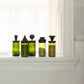 Wooden Topped Green Apothecary Jars - The Leafy Branch