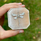 Dragonfly Adjustable necklace to 16", 18", or 20" recycled sterling silver