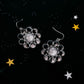 CLEARANCE Moon Phases Halo Dangle Earrings