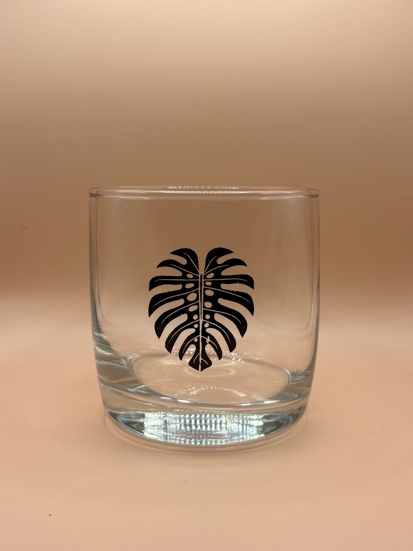 Monstera Lowball Glasses