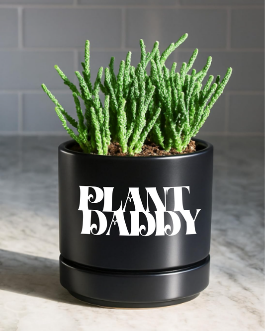 Plant Daddy Planter- Black