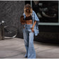 Susie Oversized Denim Set