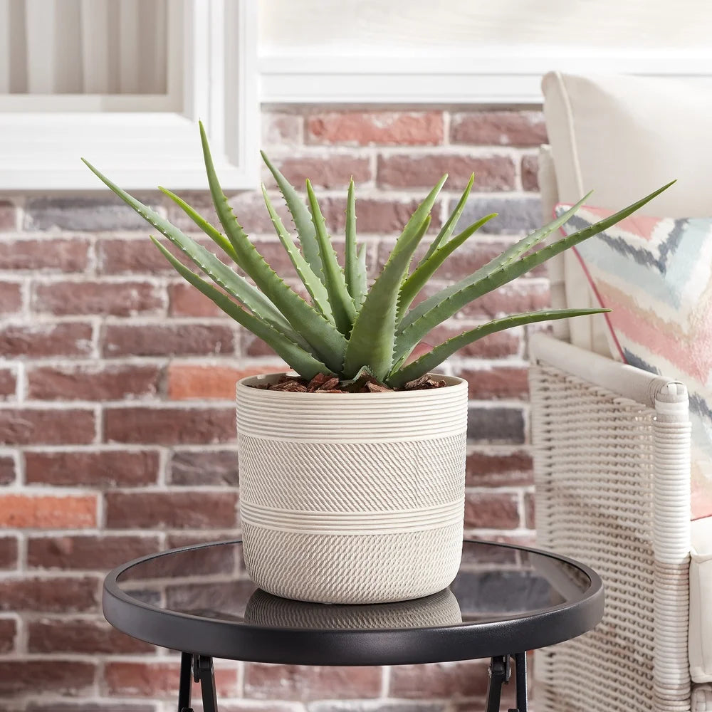 Ceramic Textured Planter - The Leafy Branch