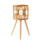 Bria Boho rattan Plant Stands - The Leafy Branch