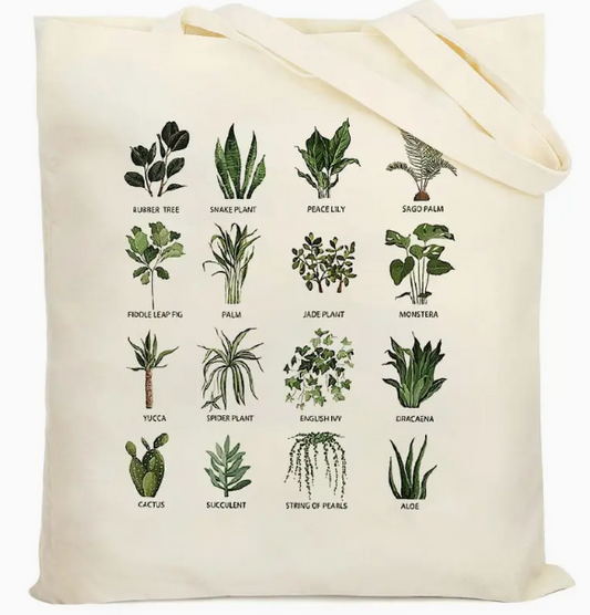 Plant Names Tote