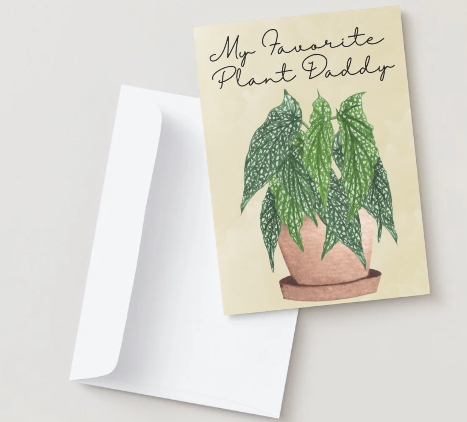 My Fav Plant Daddy Greeting Card