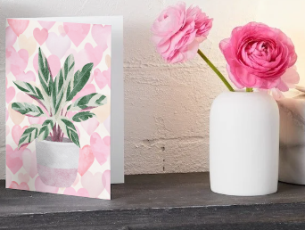 Valentine Stromanthe Greeting Card