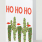 Cactus HoHoHo Holiday Greeting Card