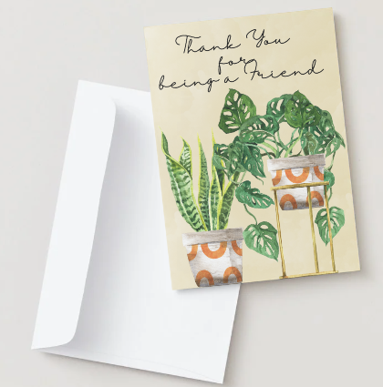 Thank You for Being a Friend Greeting Card