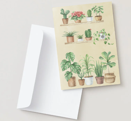 Plant Collection Greeting Card