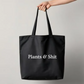 Plants & Shit Large Tote