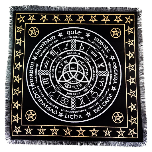 Wheel of the Year Altar Cloth