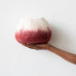 Berry Red Ombre Decorative Wool Ukhamba Bowl - The Leafy Branch