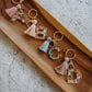 Wildflower Letter Keychain