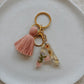 Wildflower Letter Keychain